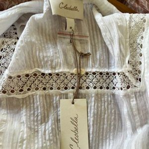 Cleobella NWT Med White Bohemian Dress